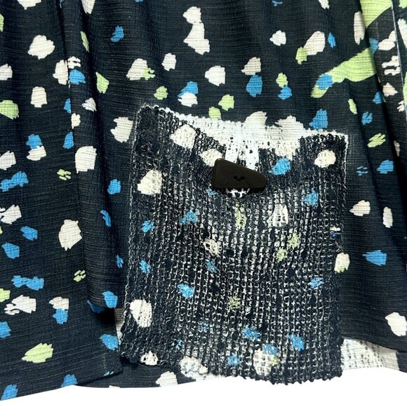 Jess & Jane Multicolor Abstract Art To Wear Tunic Top Size L USA Lagenlook - Picture 6 of 10